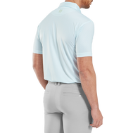 Polo en fil d'Ecosse imprimé pied de poule