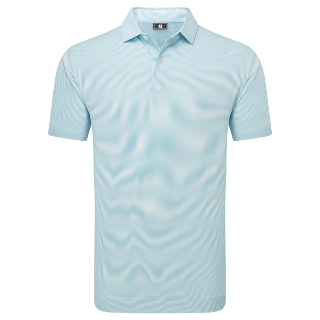 Polo en fil d'Ecosse à micro rayures