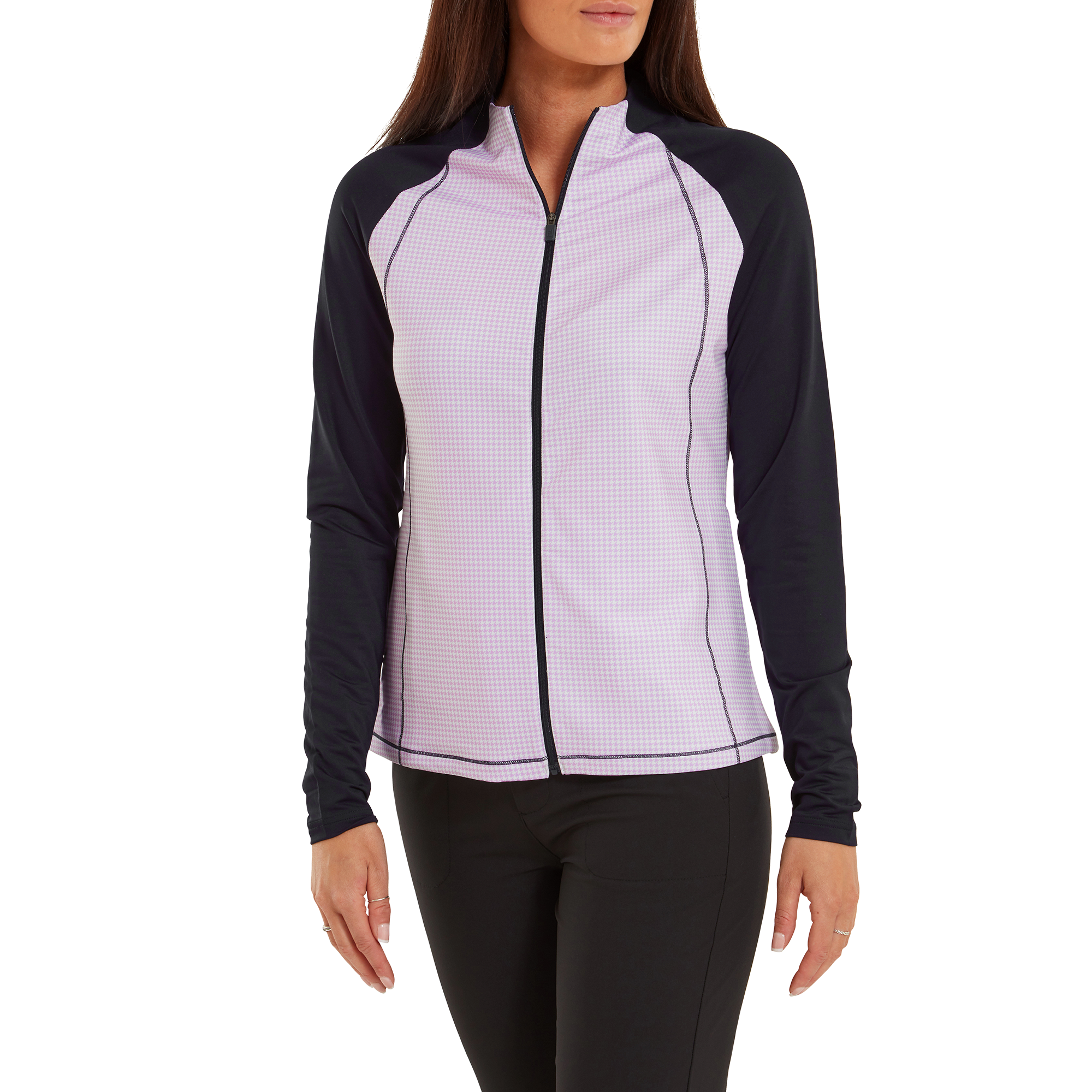 Pullover imprim&eacute; Pied-de-poule