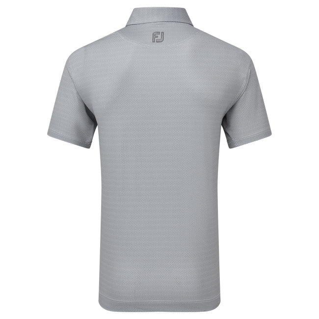 Polo en fil d'Ecosse imprimé Octogones