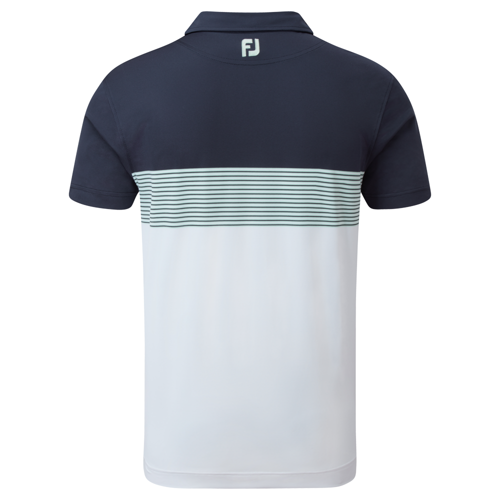 Polo Piqu&eacute; avec blocs de couleurs