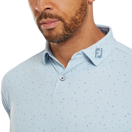 Polo piqué avec texture Tweed