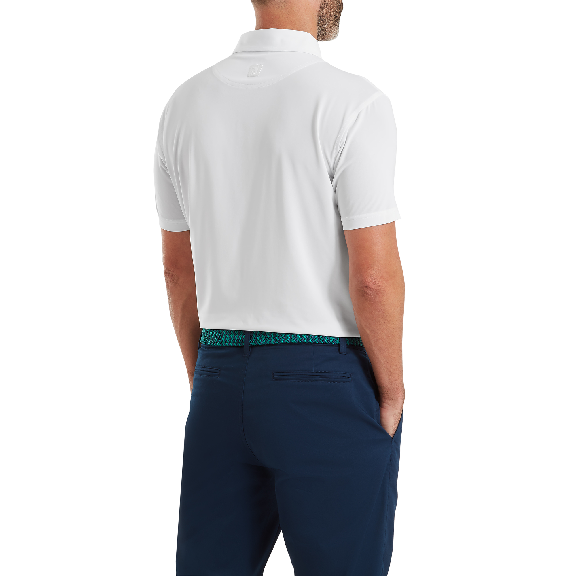 Polo en fil d'Ecosse uni