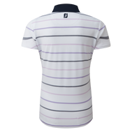 Polo Jacquard œil d'oiseau à rayures