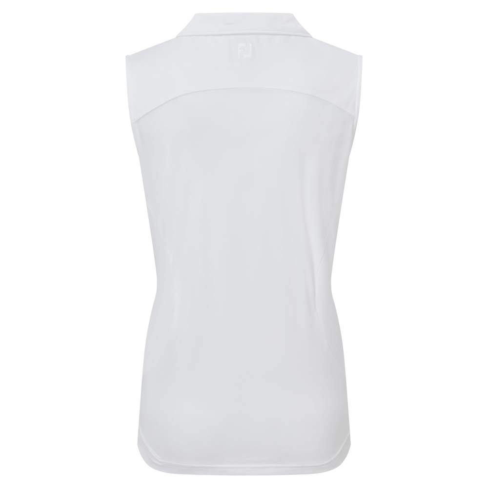 Mesh Back Sleeveless Lisle