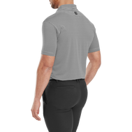 Polo en fil d'Ecosse à micro rayures