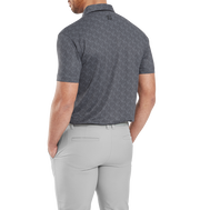 Polo en fil d'Ecosse impression mouchetée