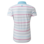 Polo Jacquard &oelig;il d&#39;oiseau &agrave; rayures