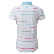 Polo Jacquard œil d'oiseau à rayures