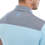 Polo ray&eacute; avec blocs de couleurs