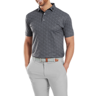 Polo en fil d'Ecosse impression mouchetée