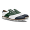 White / Forest Green Croc Print / Navy