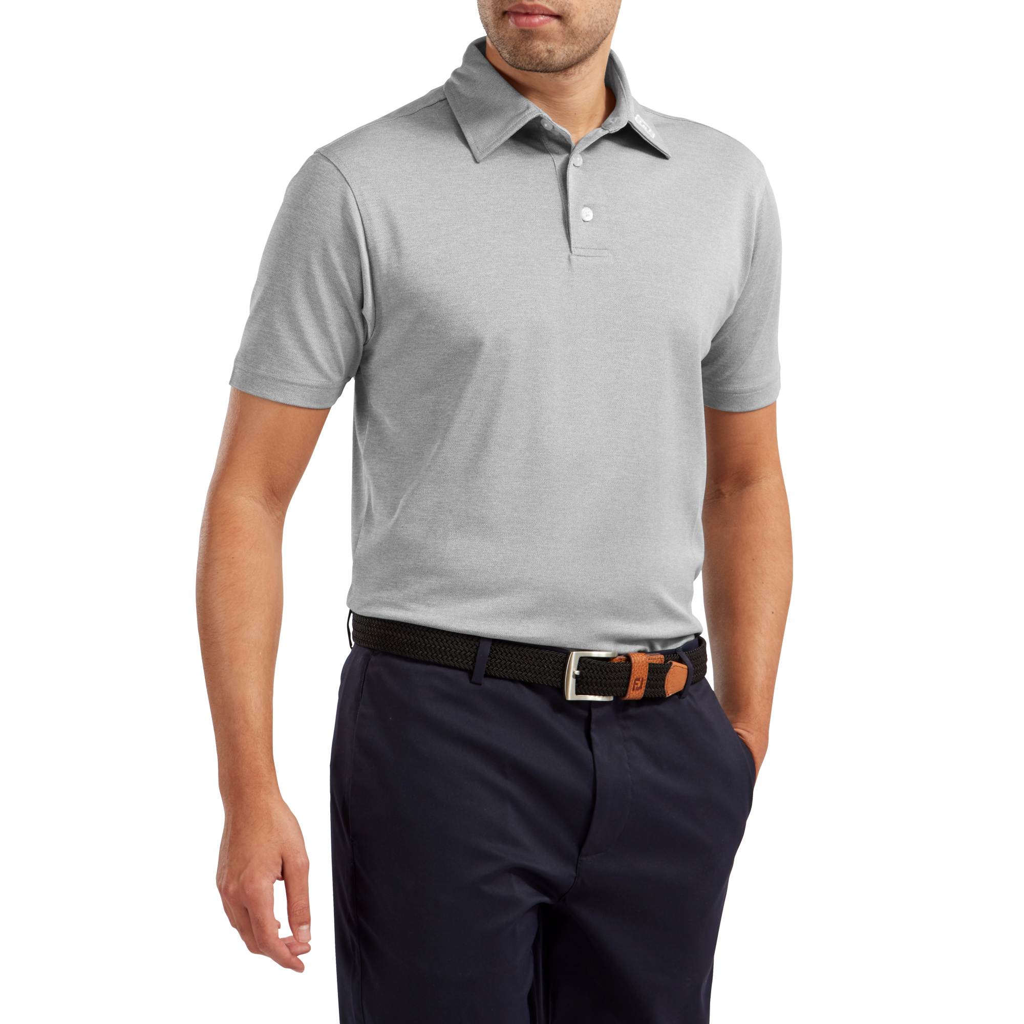 Polo stretch piqu&eacute; uni