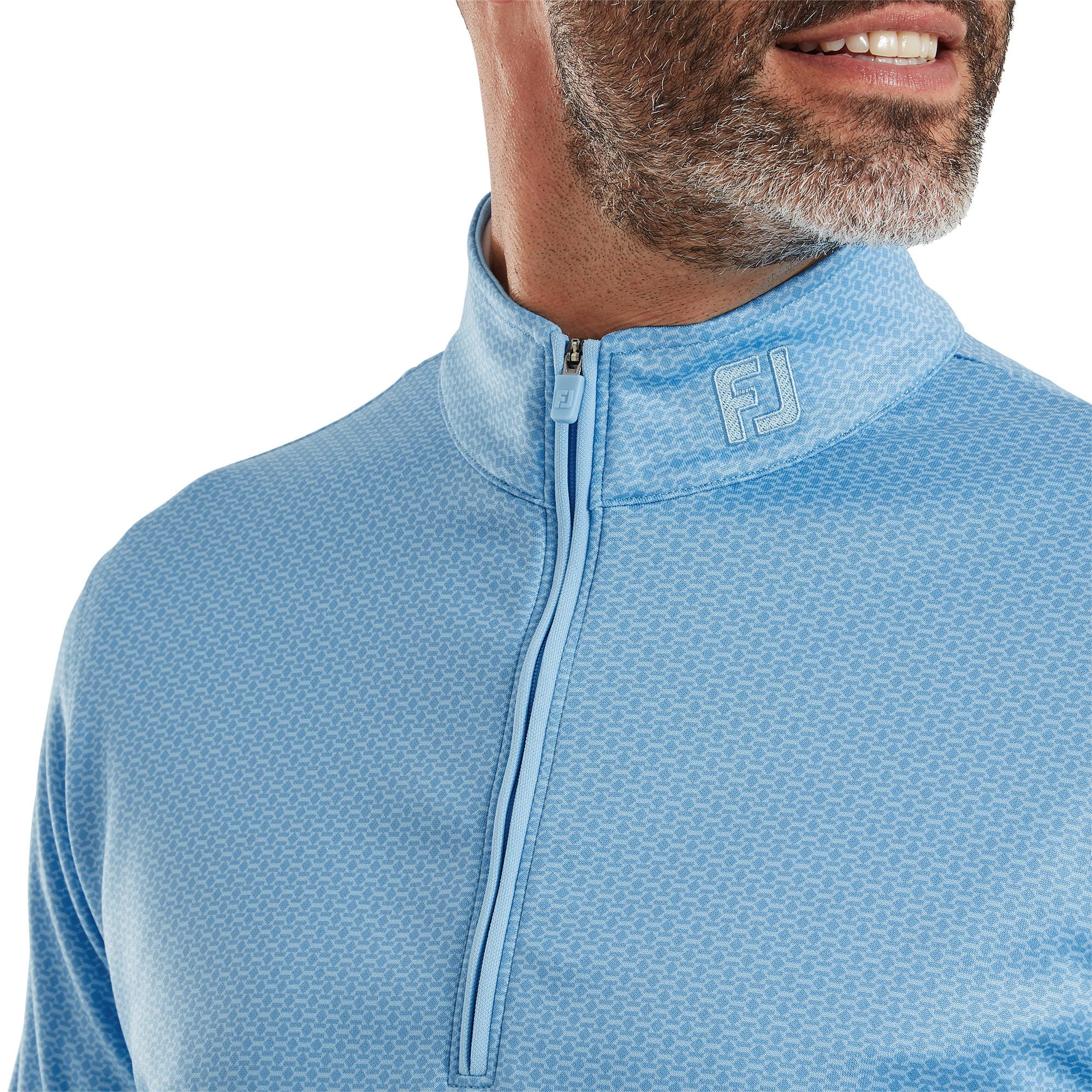 Pullover Chill-Out imprim&eacute; drapeau nautique FJ ton sur ton