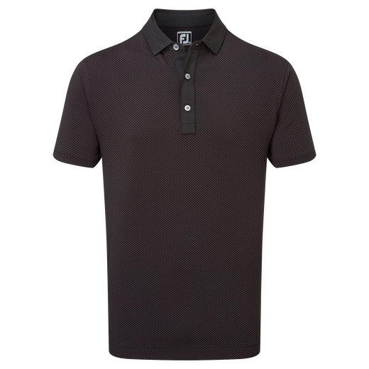 Polo Jacquard avec imprimé points