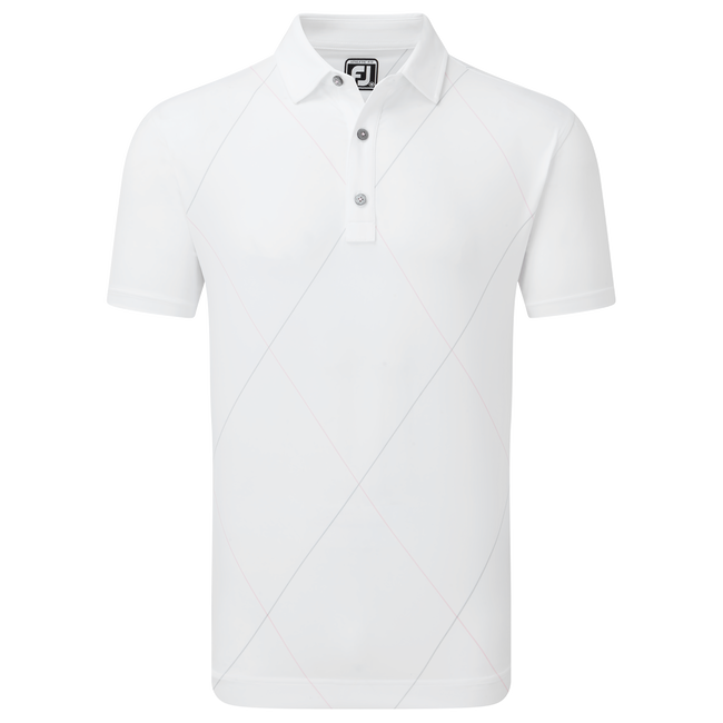 Polo imprimé Raker en fil d'Ecosse