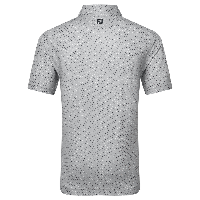 Polo piqué imprimé gélule