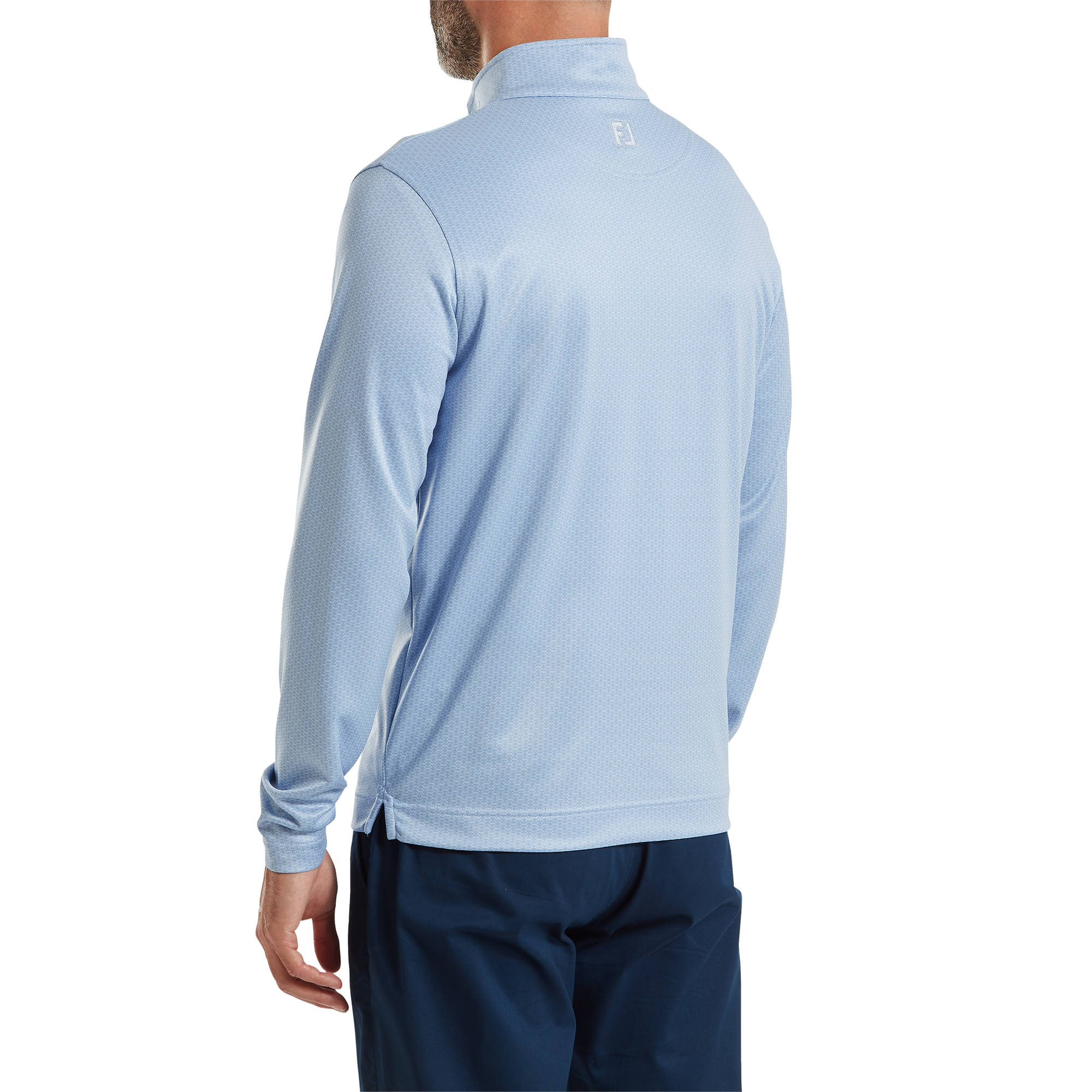 Pullover Chill-Out imprim&eacute; drapeau nautique FJ ton sur ton