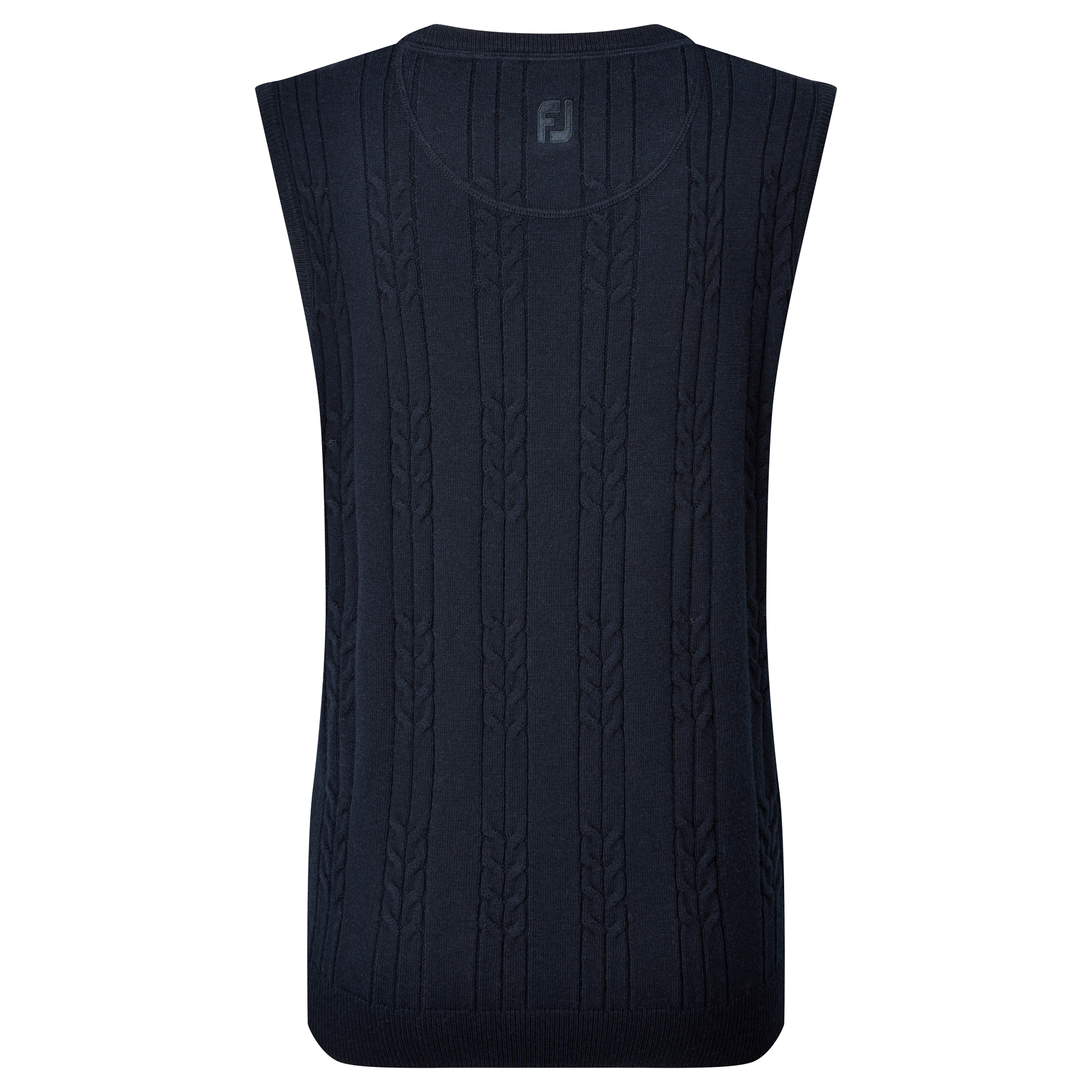 Pullover tricot col V sans manche pour femme