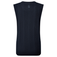 Women's Wool Blend Cable Knit V-Neck Vest