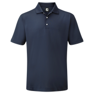 Stretch Piqué uni col tissé