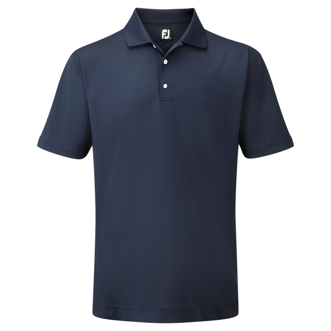 Stretch Piqué uni col tissé