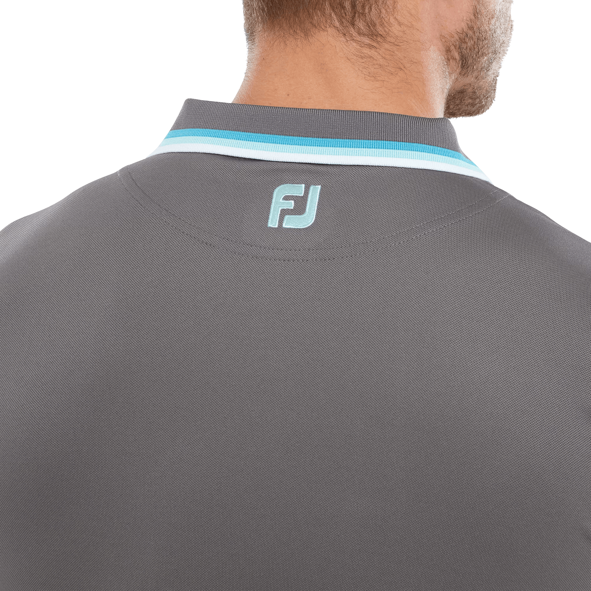 Polo uni avec d&eacute;tails sur le col et les manches