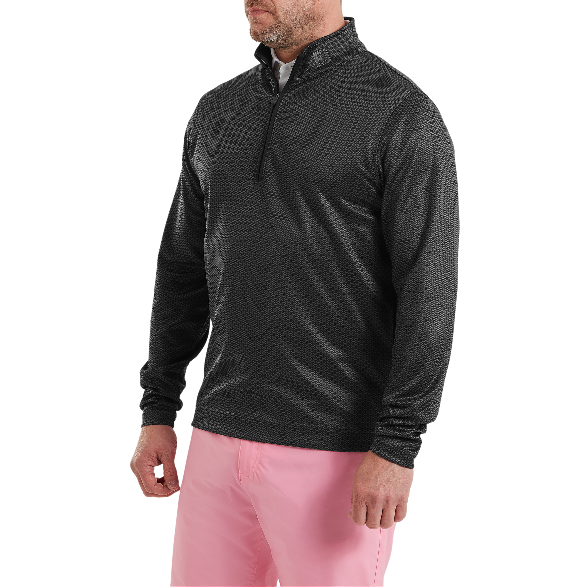 Pullover Chill-Out imprim&eacute; drapeau nautique FJ ton sur ton