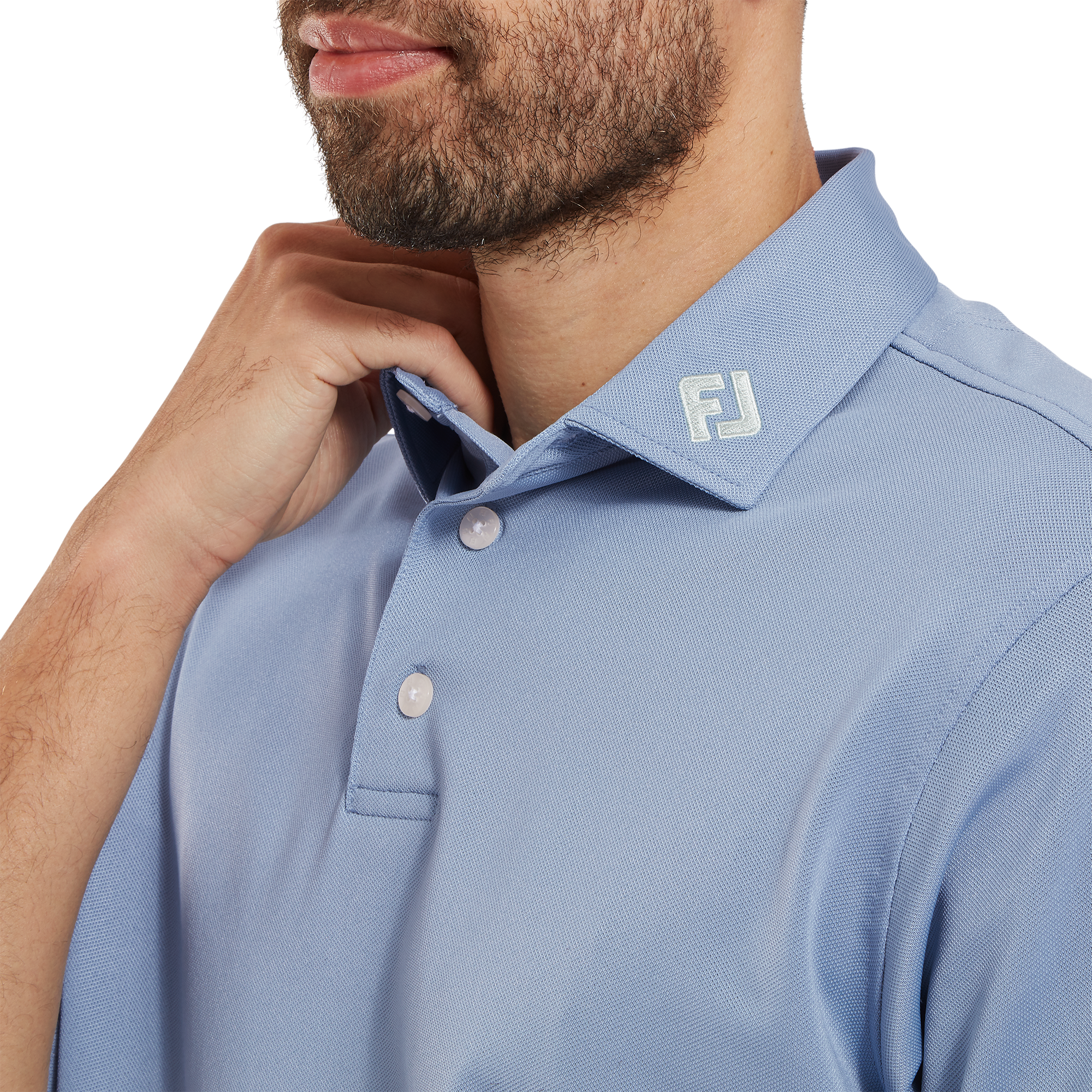 Polo stretch piqu&eacute; uni