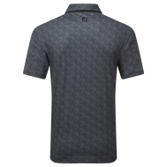 Polo en fil d'Ecosse impression mouchetée