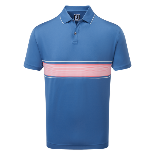 Polo avec bande &agrave; rayures