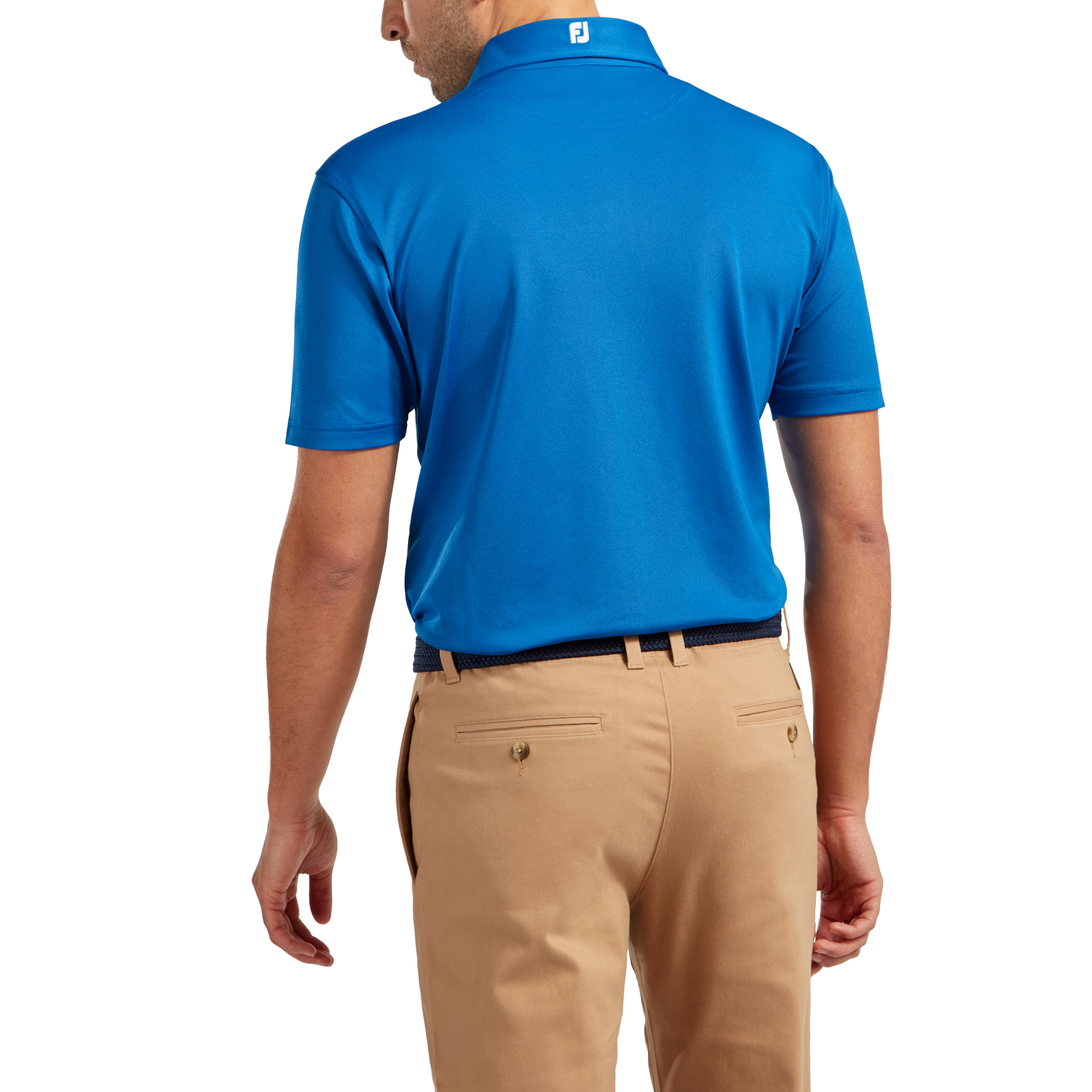 Polo stretch piqu&eacute; uni