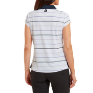 Polo Jacquard œil d'oiseau à rayures