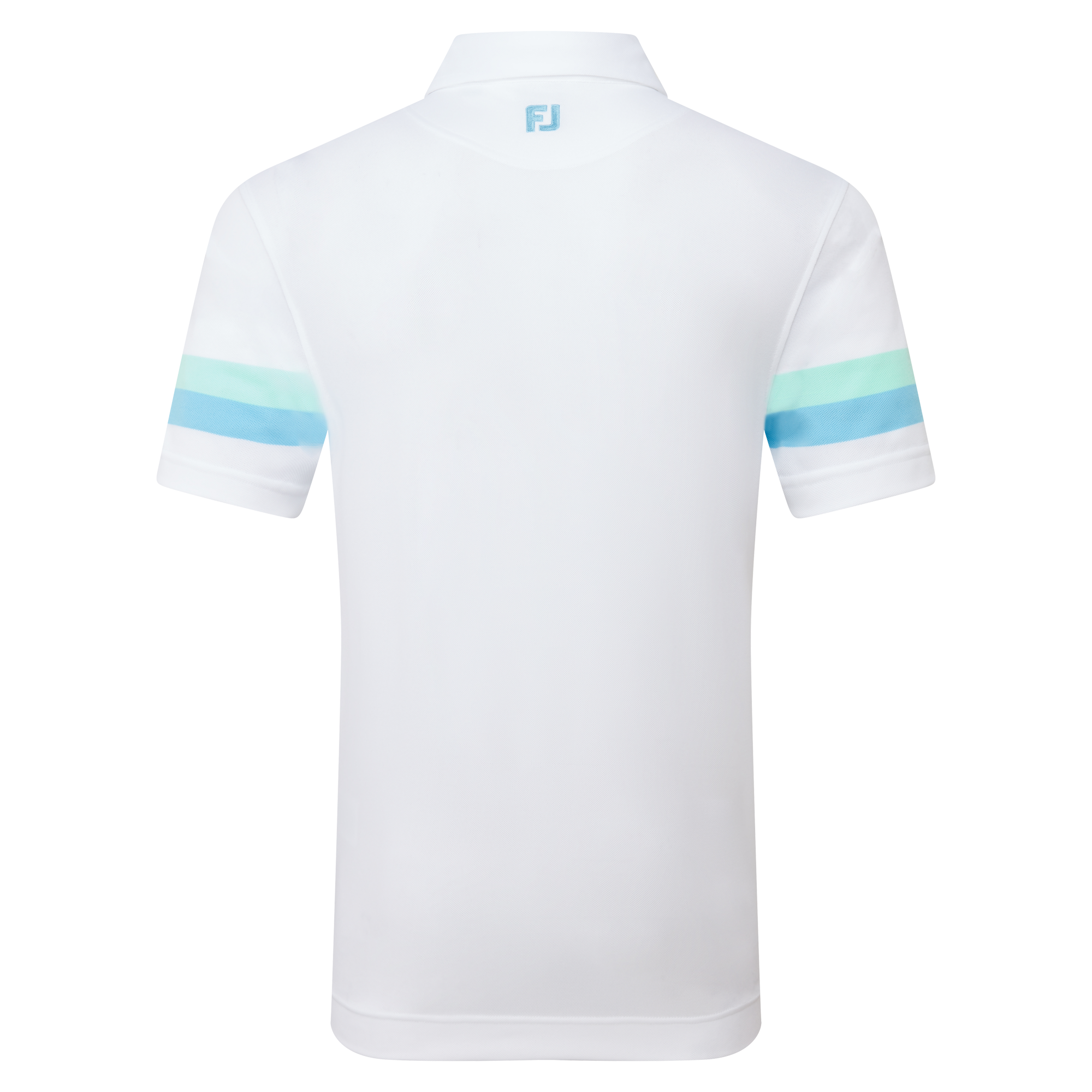 Polo piqu&eacute; &agrave; rayures sur les manches