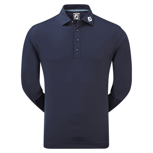 Polo Manches longues Thermocool col tiss&eacute;