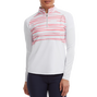 Pullover 1/2-Zip en jersey aquarelle