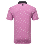Polo imprim&eacute; Fleurs &eacute;parses