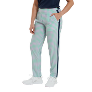 Pantalon 7/8 léger imprimé Vichy