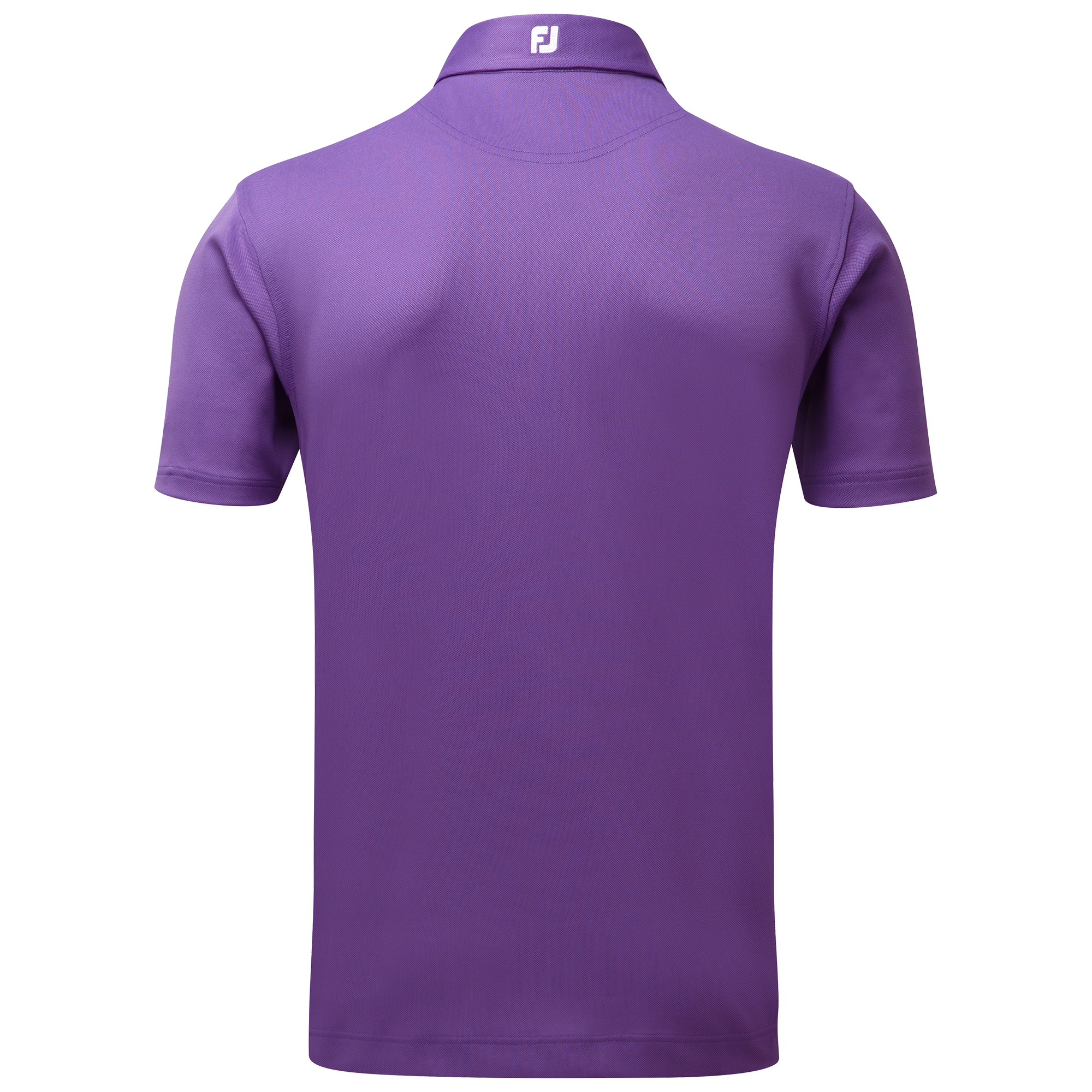 Polo Stretch Piqu&eacute; uni avec logo FJ sur col