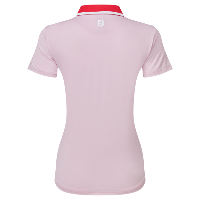 Polo uni en fil d'Ecosse