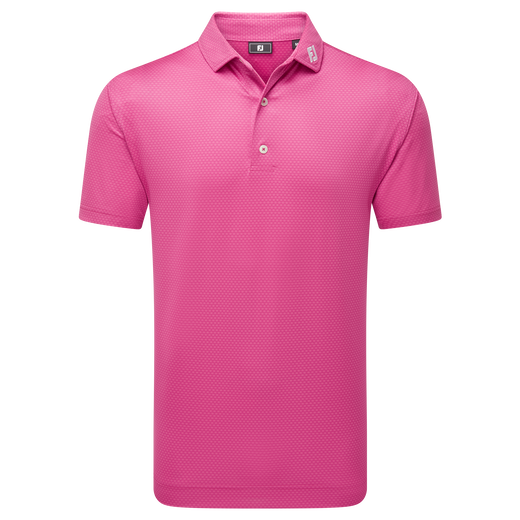 Polo en fil d'Ecosse imprimé boulier