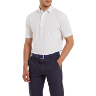 Polo en fil d'Ecosse imprimé points