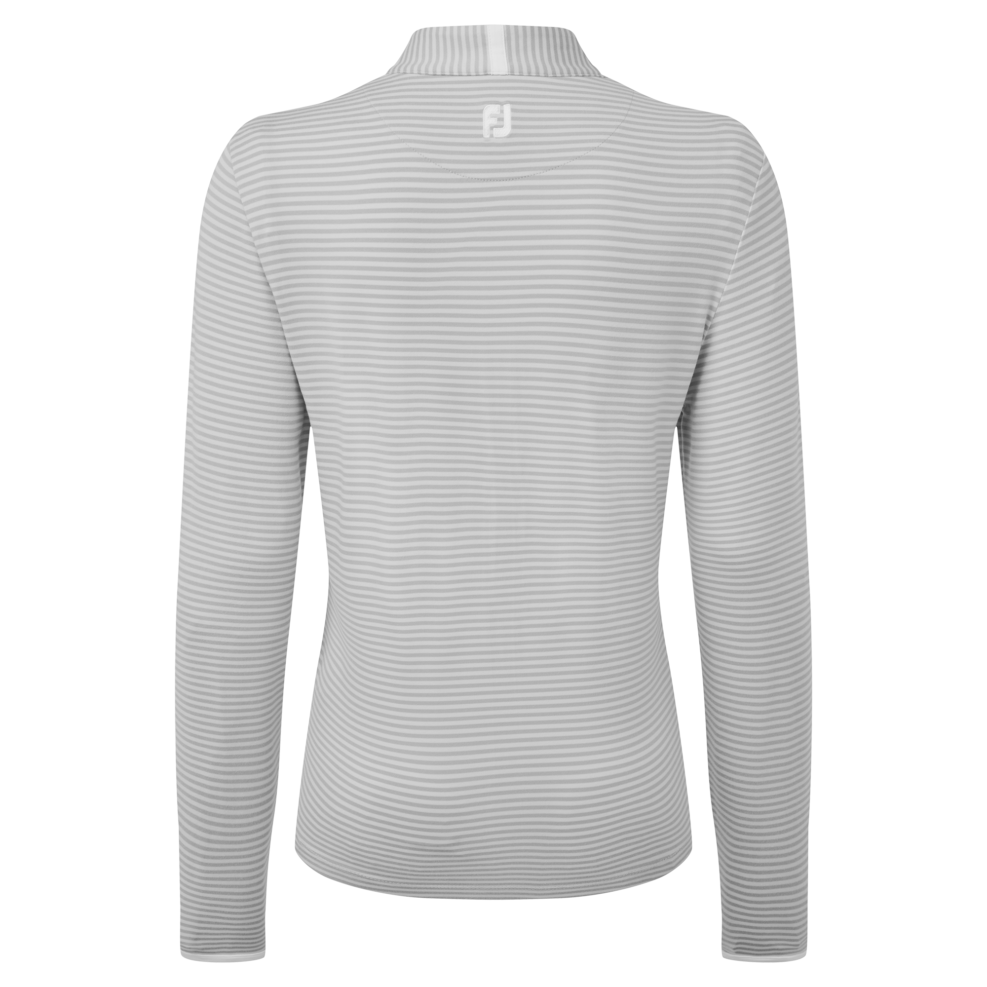 Pullover Full-Zip l&eacute;ger &agrave; rayures ton sur ton