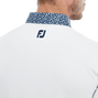 Polo piqu&eacute; avec col imprim&eacute; Tulipe