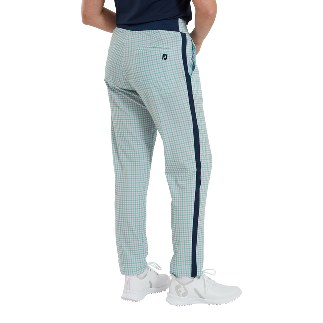 Pantalon 7/8 léger imprimé Vichy