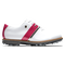 White / Fuchsia Patent / Metallic Silver