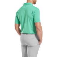 Polo en fil d'Ecosse à micro rayures