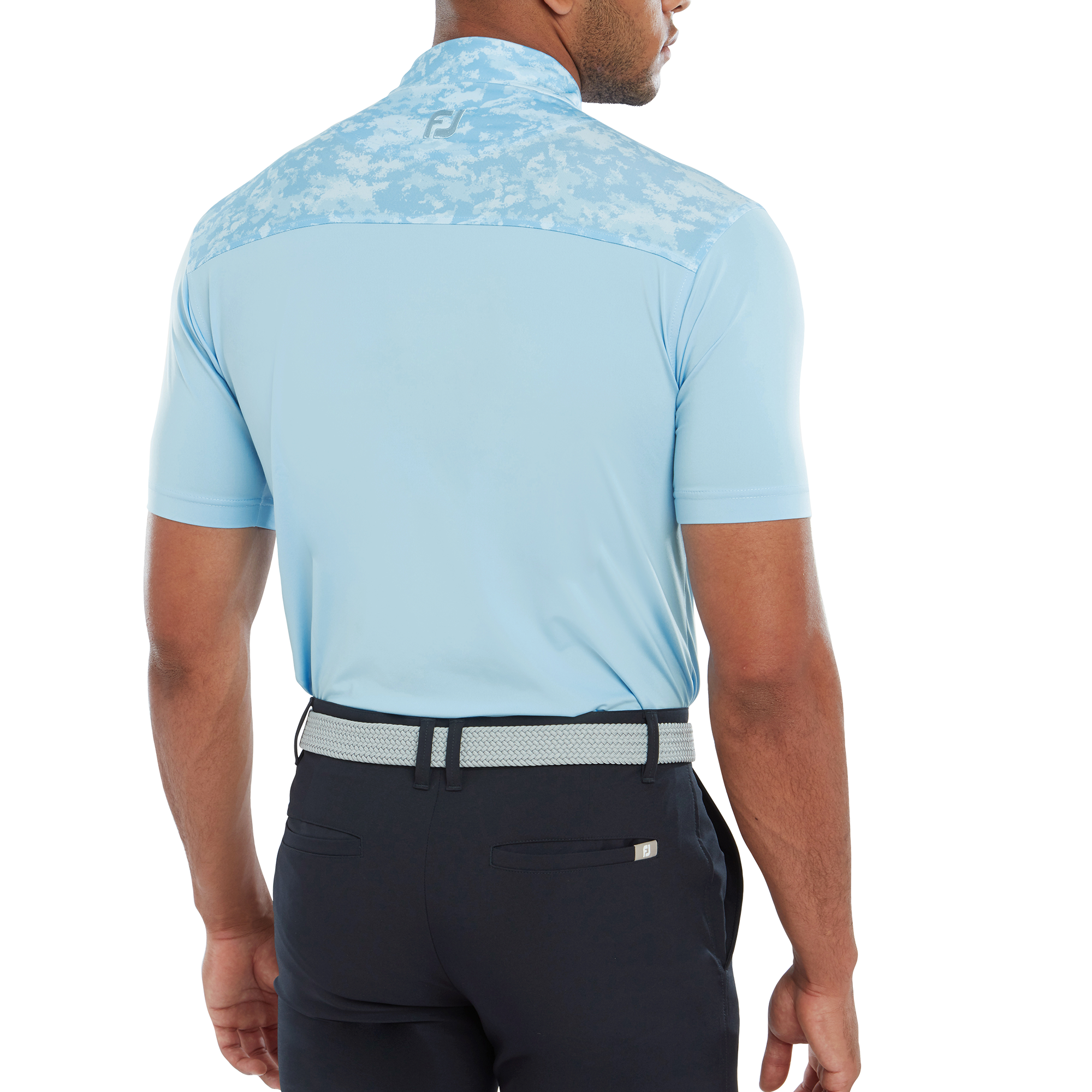 Polo imprim&eacute; Camouflage sur col et &eacute;paules