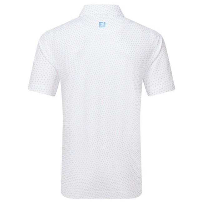 Polo piqué imprimé gélule