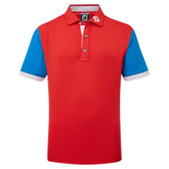 Polo Piqué Junior avec blocs de couleurs